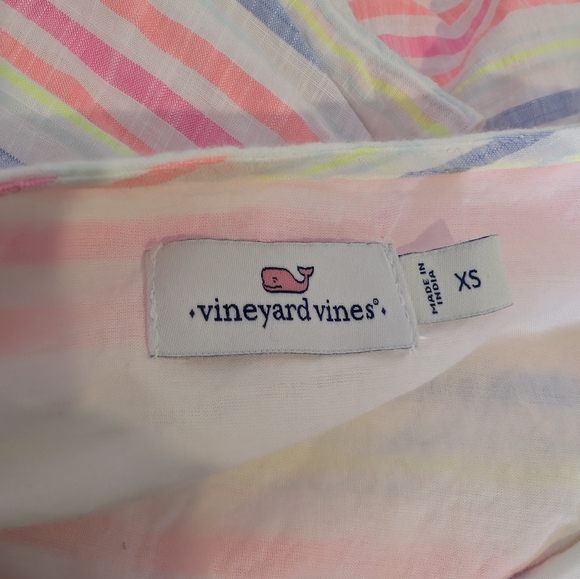 💘 Vineyard Vines women's St. Barths flutter-sleeve tunic dress - Picture 6 of 8